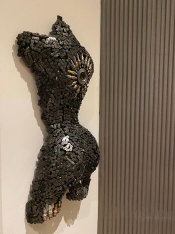 Buste femme sculpture mécanique - Modèle Mirka