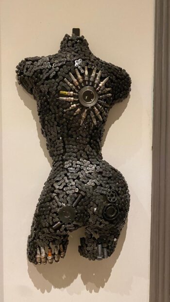 Buste femme sculpture mécanique - Modèle Mirka