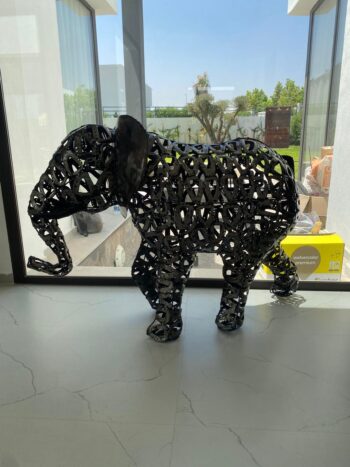 Sculpture éléphant fer à cheval BABAR
